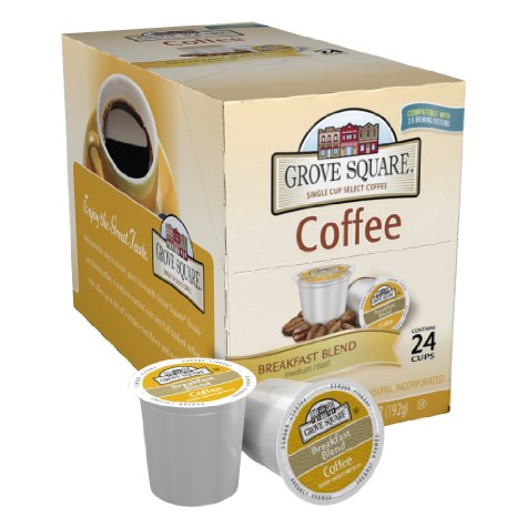 Grove Square Coffee, Breakfast Blend, 24 count