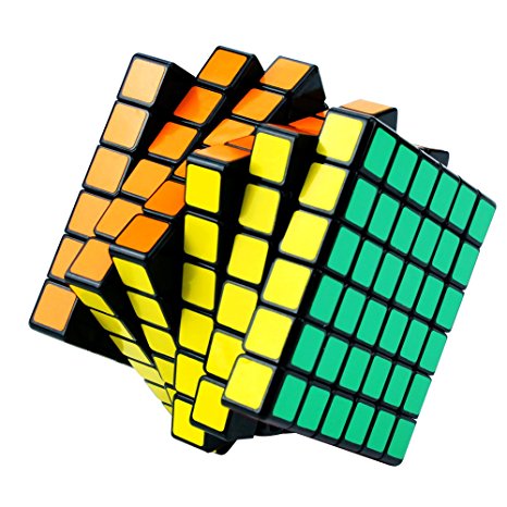 Rubik's Cube, Magic Speed Cube, Amazing Stress Reliever Cube Game, Easy Turning and Smooth Play Puzzle Toy (6x6 Black)