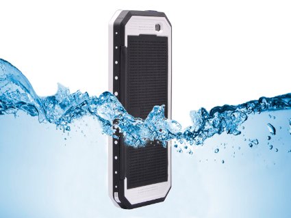 XIKEZAN HTC One M8 IP8 Underwater Case Dot View Waterproof Dustproof Snowproof Shockproof Mesh Screen Armor Defender Built-in Stand Smart Cover Case (White)