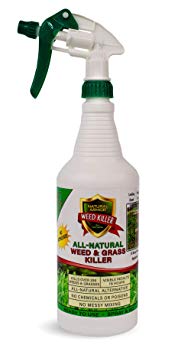 Natural Armor Weed & Grass Killer All-Natural Concentrated Formula. Contains No Glyphosate. 32-Ounce Quart