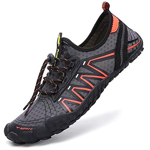 SCIEU Mens Women Barefoot Water Shoes Sports Aqua Shoes Swim Shoes for Beach Yoga Running Surfing Diving Boating Driving with Quick Dry Lightweight