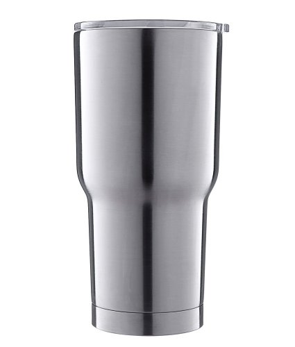 Yibu 30 Oz. Tumbler Coolers, Double Wall Vacuum Insulated Stainless Steel Mug with Sliding Lid