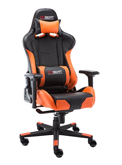 OPSEAT Master Series 2018 PC Gaming Chair Racing Seat Computer Gaming Desk Office Chair - Orange