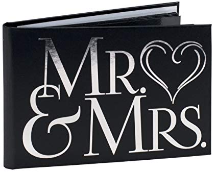 Malden International Designs Wedding Celebrations Mr & Mrs Brag Book Photo Album, 40-4x6, White