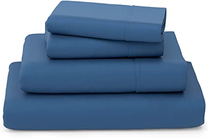 Cosy House Collection Luxury Bamboo Sheets - 6 PC Bed Sheet Set Bundle - Deep Pockets - Hypoallergenic, Silky Soft, Cool & Breathable Bamboo Blend - Queen Size Bedding (Queen, Royal Blue)