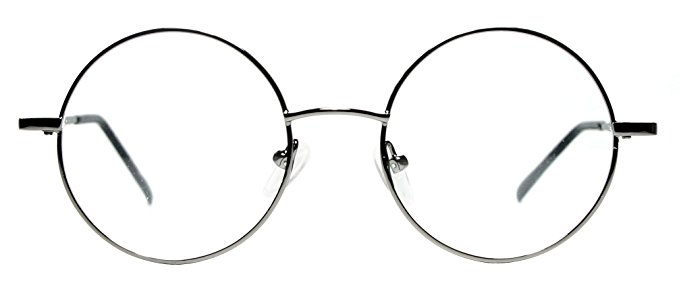 Metal Round Readers - Reading eyeglasses (unisex) Black, Gold, Silver or Grey