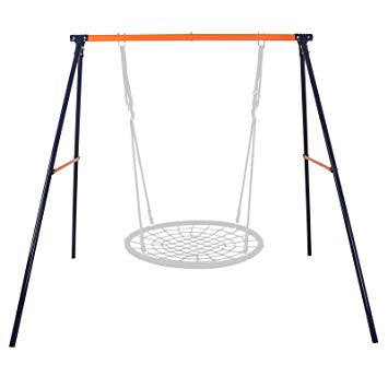 ZENY Kids Outdoor A Frame Swing Set Heavy Duty Swing Frame Stand for Swings Hammocks