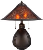 Nell Arts and Craft Pottery Mica Shade Table Lamp