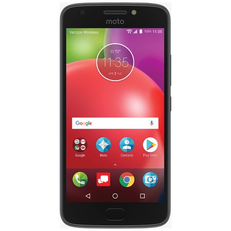 Motorola Moto E4 16GB Unlocked Smartphone - Licorice Black