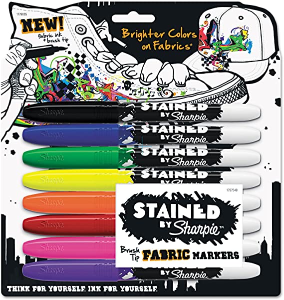 Stained Permanent Fabric Marker (8 Pack)