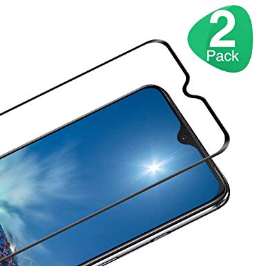 Miuphro [2 Pack Tempered Glass Screen Protector for Oneplus 7, Full Coverage Ultra Thin HD Clear Glass Film 9H Hardness, Anti-Scratch, Bubble Free, Anti-Oil, Anti-Fingerprint Easy Installation
