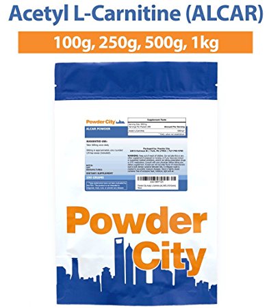 Powder City Acetyl L-Carnitine (ALCAR) (250 Grams)