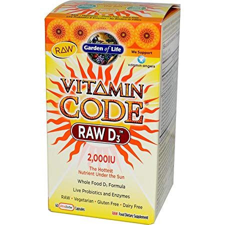 Garden of Life Vitamin Code Raw Vitamin D Complex 2000iu - Veg Caps