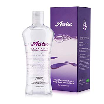 ACVIOO Natural Personal Lubricant,Water-Based, Sex Lube for Women,Men Or Couple,14 oz