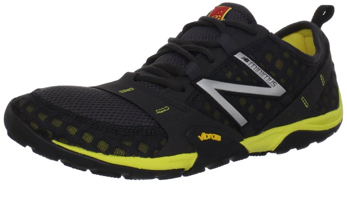 New Balance Men's MT10 Minimus Trail Running Shoe,Grey/Yellow,11 D US