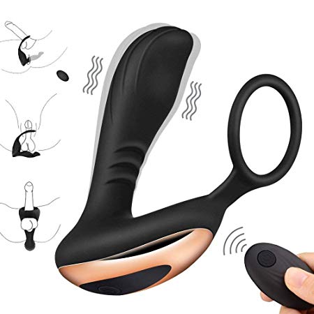 Rechargeable Massager, for Relaxation Remote Massaging Men Man with Multiple Vibrating Speed and Patterns