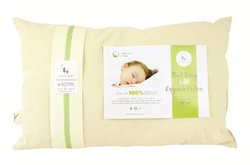 DorDor & GorGor Unisex Baby Organic Cotton Toddler Pillow, 13x18 inches