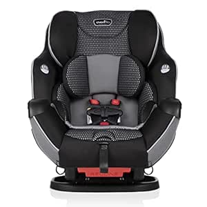 Evenflo Symphony All-in-One Convertible Car Seat with FreeFlow (Olympus Black)