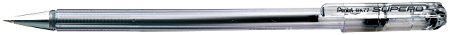 Pentel Superb Ballpoint Pen 0.7mm Tip - Black Ink(Pack of 12)