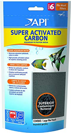 API Super Activated Carbon Pouch, Size 6 6ct (6 x 1ct)