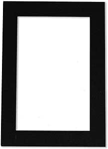 16x20 Mat Bevel Cut for 11x14 Photos - Acid Free Black with Black Core Precut Matboard - for Pictures, Photos, Framing - 4-ply Thickness