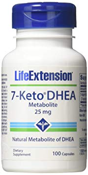 Life Extension - 7-Keto DHEA Metabolite 25 mg 100 caps (Pack of 2)