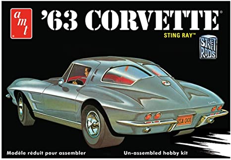 AMT 1:25 Scale 1963 Chevy Corvette Model Car (AMT861)