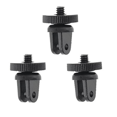 Tyoungg 3 * Tripod Mount Adapters for Sony Action Cam AS100V AS30V Action Camera Mini - Gopro Mount to 1/4" thread