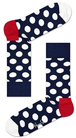 Happy Socks Men's Big Dot Dress Socks 1 pack