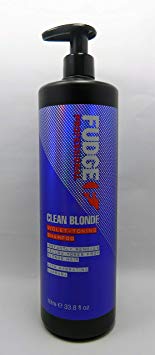 Fudge Clean Blonde Violet Toning Shampoo for Unisex 33.8 fl.oz.