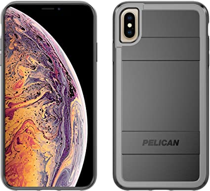 Pelican Protector AMS iPhone Xs Max Case (Black/Light Grey)