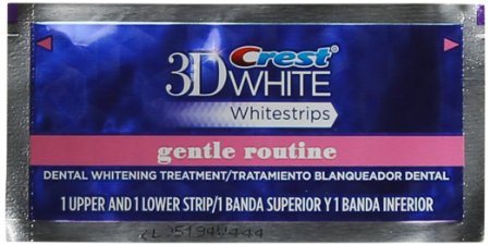 Crest 3d White Whitestrips Gentle Routine - Teeth Whitening Kit 28 Treatments