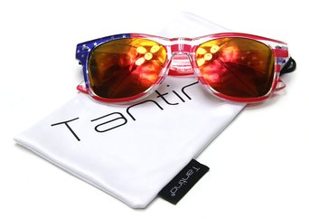 Tantino® American Flag Classic Wayfarer Style Sunglasses