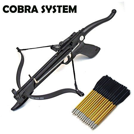 Cobra System Self Cocking Pistol Tactical Crossbow, 80-Pound