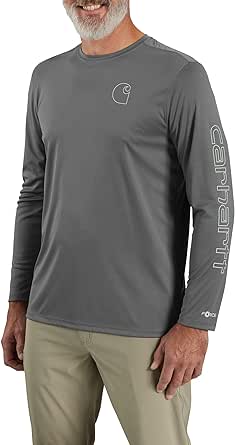 Carhartt Men's Force Sun Defender™ Lightweight Long-Sleeve Logo Graphic T-Shirt