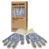 Armors Gloves set of 2 - Heat Resistant Cooking Gloves - Top Quality Grill and Oven Gloves with Five Fingers Silicone Flexi-grip - Best for Oven Grill and BBQ for Handling Hot Objects While Cooking - LIFETIME Warranty 100 Satisfaction Guaranteed