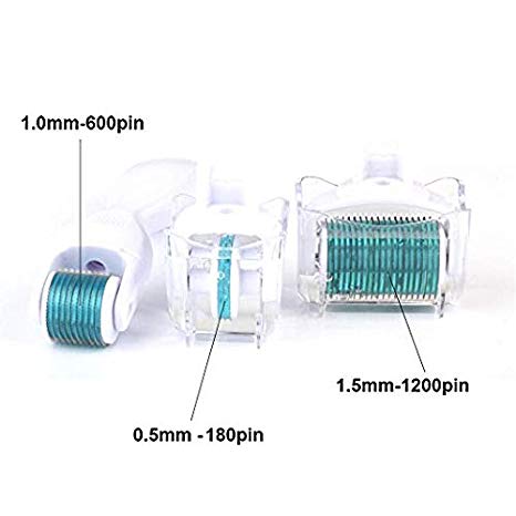 La Sante Derma Roller 0.5mm/1.0mm/1.5mm 3 in 1 Micro Needles 3 Pack, Derma Roller Kit – Microdermabrasion Roller New Skin Care Facial Needle Roller Home Use Beauty Skin Care