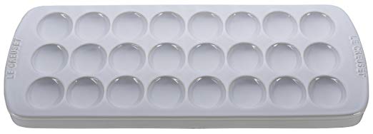 Le Creuset Stoneware Deviled Egg Platter, 16 1/4" x 8" x 1", White