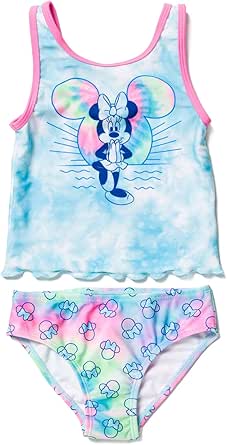 Disney Minnie Mouse Racerback Tankini Top and Bikini Bottom Swim Set Infant to Big Kid