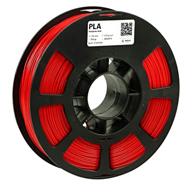 KODAK PLA Filament 1.75mm for 3D Printer, Red PLA, Dimensional Accuracy  /- 0.03mm, 750g Spool (1.7lbs), 1.75 PLA Filament Used as 3D Filament Consumables to Refill Most FDM Printers