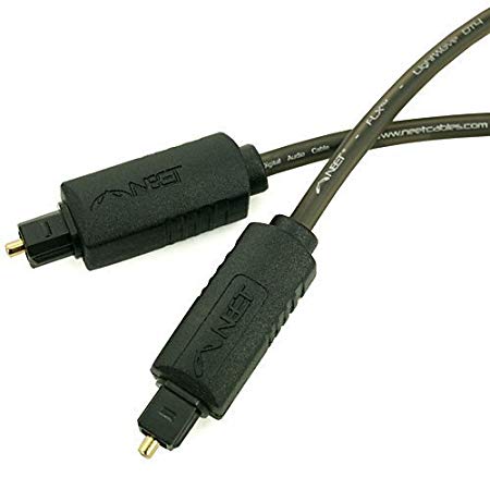 Neet® - 5m - TOSlink Digital Optical Audio Cable - SPDIF - LightWave Pro FLX lead - Precision Digital Audio