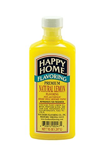 Happy Home Premium Natural Lemon Flavor 7 Fl Oz Bottle