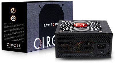 Circle APFC 500 Watts PSU (SMPS) for Gaming cabinet and Server