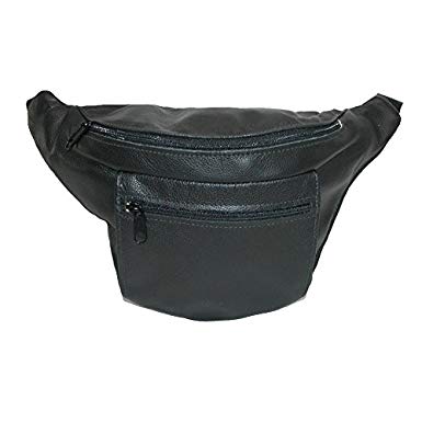 CTM Leather Large American Made Premium Waist Pack