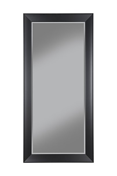 Sandberg Furniture 15011 Contemporary Full Length Leaner Mirror Frame, Black