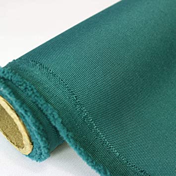 Waterproof Canvas Fabric Outdoor 600 Denier Indoor/Outdoor Fabric by The Yard PU Backing W/R, UV, 2times Good PU Color,Teal