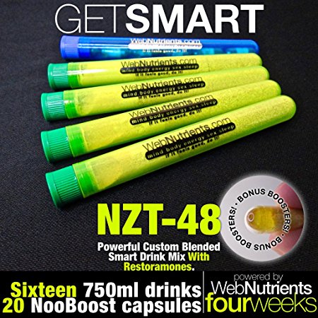Limitless NZT-48 Restoramones - 16 20 Doses - Powerful Nootropic, Experiential Brain Nutrients - with a Boost of Neurosteroids