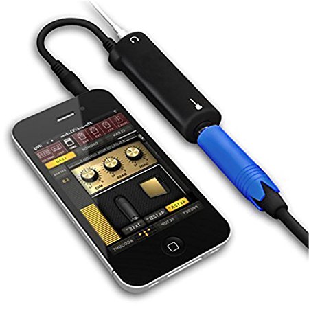 Guitar Interface Adapter - NASUM Guitar Effects Interface Converter - Worked with Record / Tuning / Audio Processing Sofeware - Adapter Link for iPhone,iPad,iPod touch,Mac