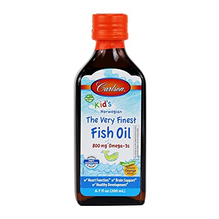 Carlson Laboratories Very Finest Fish Oil Orange for Kids, 200ml