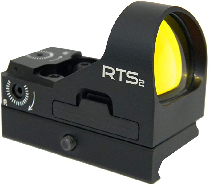 C-MORE Systems RTS2 6 MOA Red Dot Sight with Rail Mount, Black